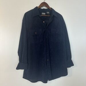 Men's Classic Navy Shirt Jacket